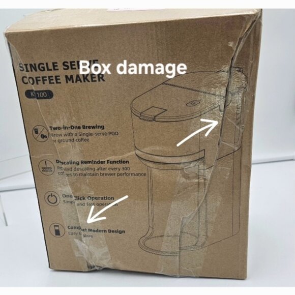 🆕Single Serve Coffee Maker–K-Pod & Ground Coffee Compatible – 6–12oz Brew Sizes - Picture 4 of 5